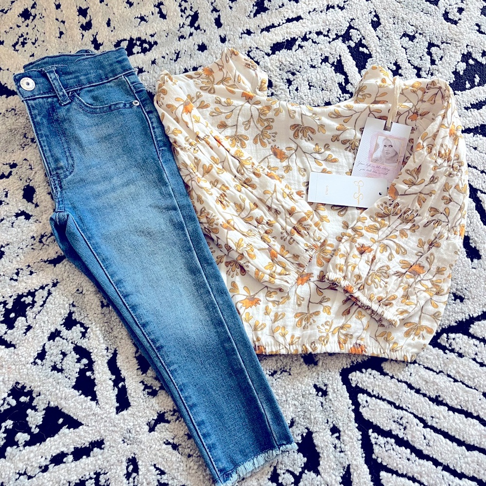 ✨NWT ✨ Jessica Simpson Boho Toddler Set - Size 2T